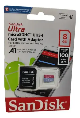 Sandisk Ultra 8gb 100mb/s 667X Memory Card in ikeja